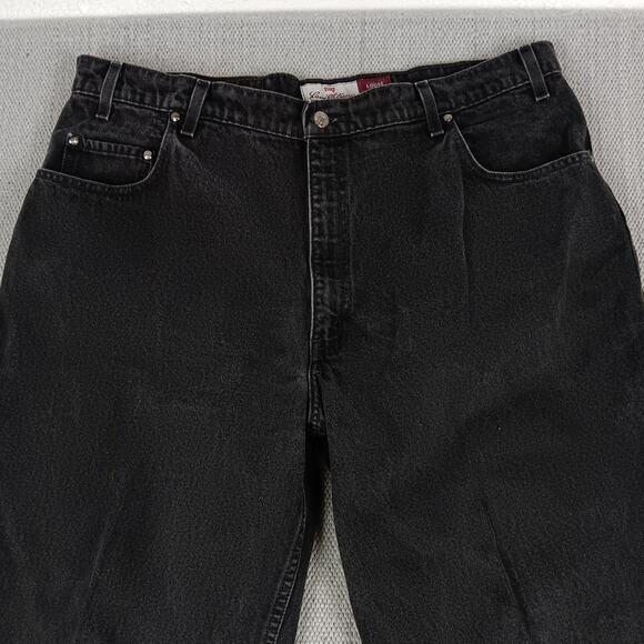 Levi's Vintage 545 Loose Jeans Mens 40X30 Black Fade Orange Tab Skate Y2K Baggy - Picture 6 of 14
